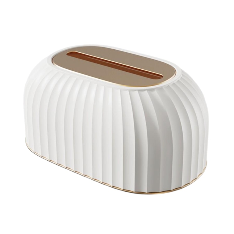Light Luxury Tissue Box With Spring Design Household Desktop Tissue Holder 6