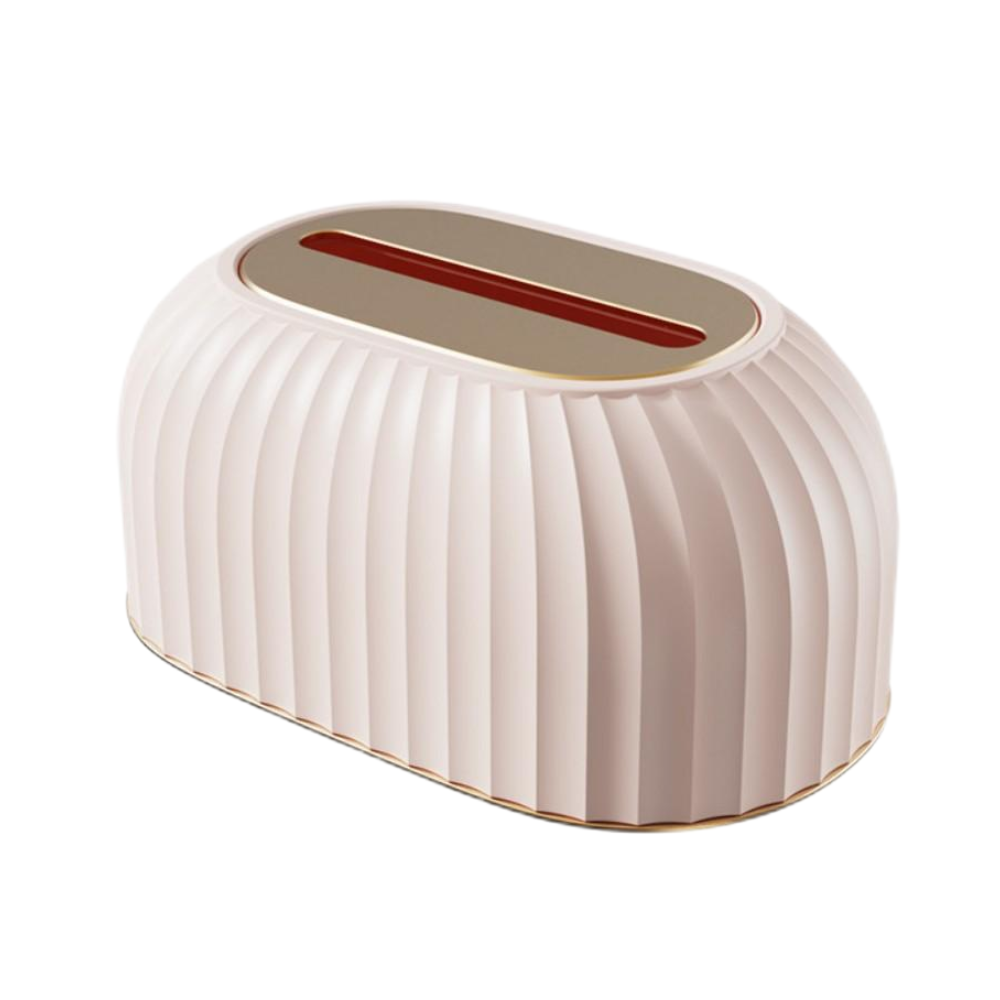 Light Luxury Tissue Box With Spring Design Household Desktop Tissue Holder 7