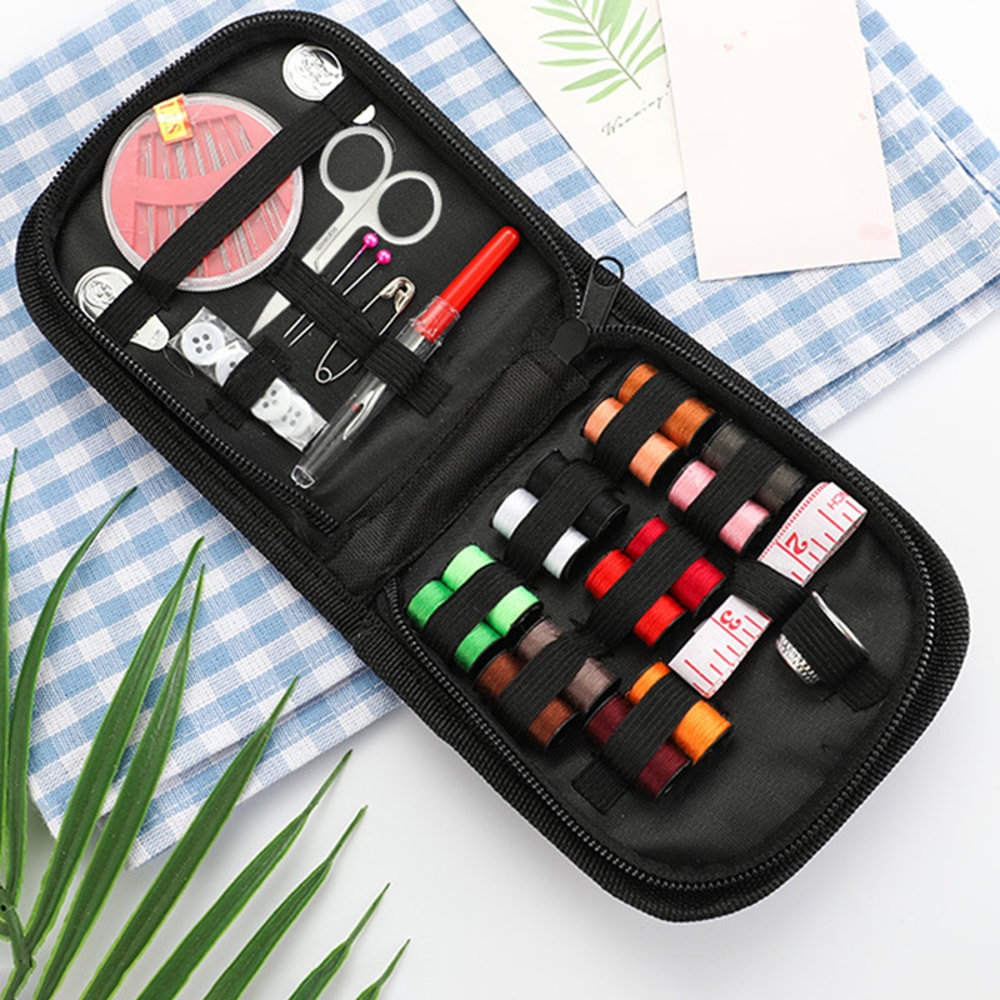 Portable Needle And Thread Storage Box Set MultiFunctional Sewing Kit Organizer For Home And Trave 2