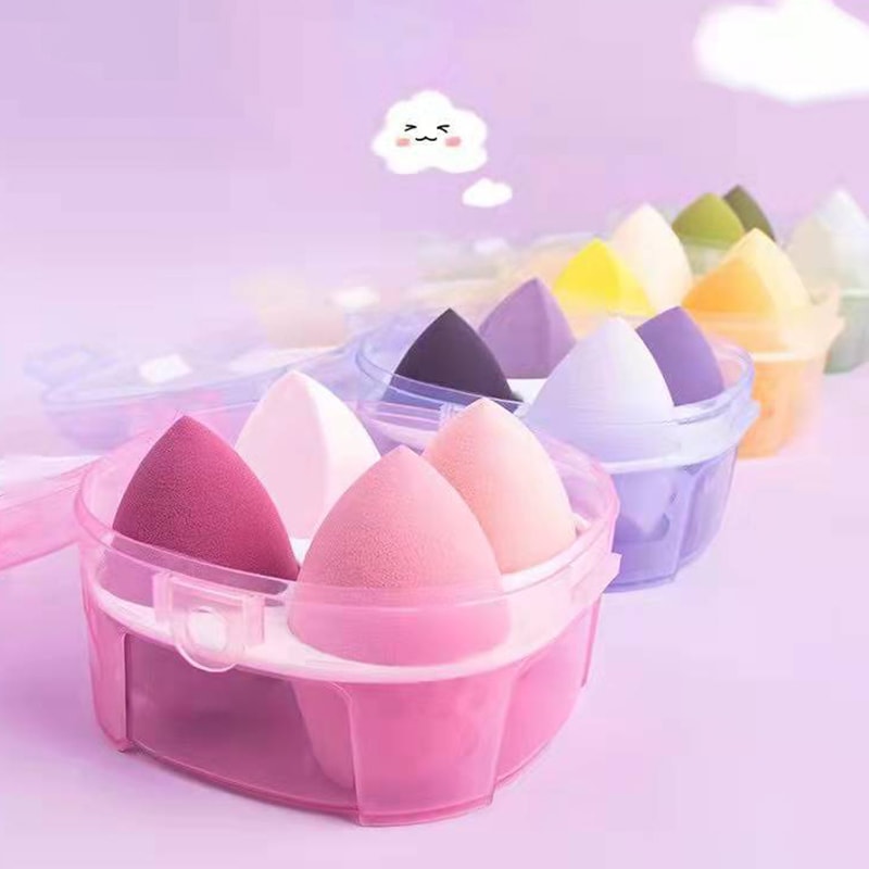 Makeup Sponge Powder Puff Set Versatile Beauty Sponge For Wet Dry Application 1