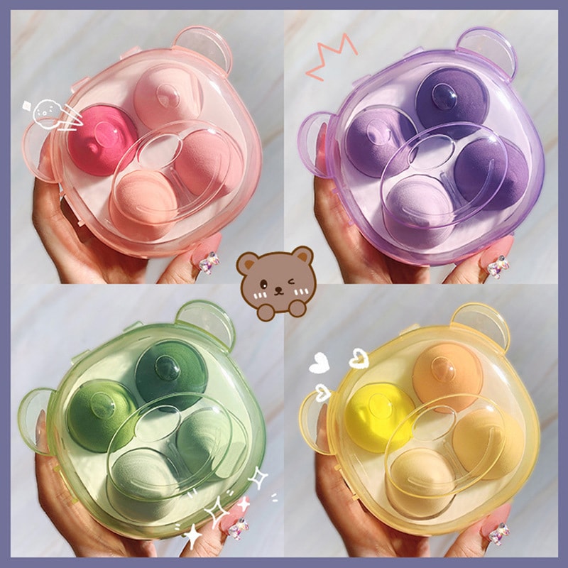 Makeup Sponge Powder Puff Set Versatile Beauty Sponge For Wet Dry Application 2
