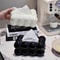 Elegant Tissue Box Holder For Home Stylish Napkin Box For Living Room CreamColored HighEnd Tissue S 2