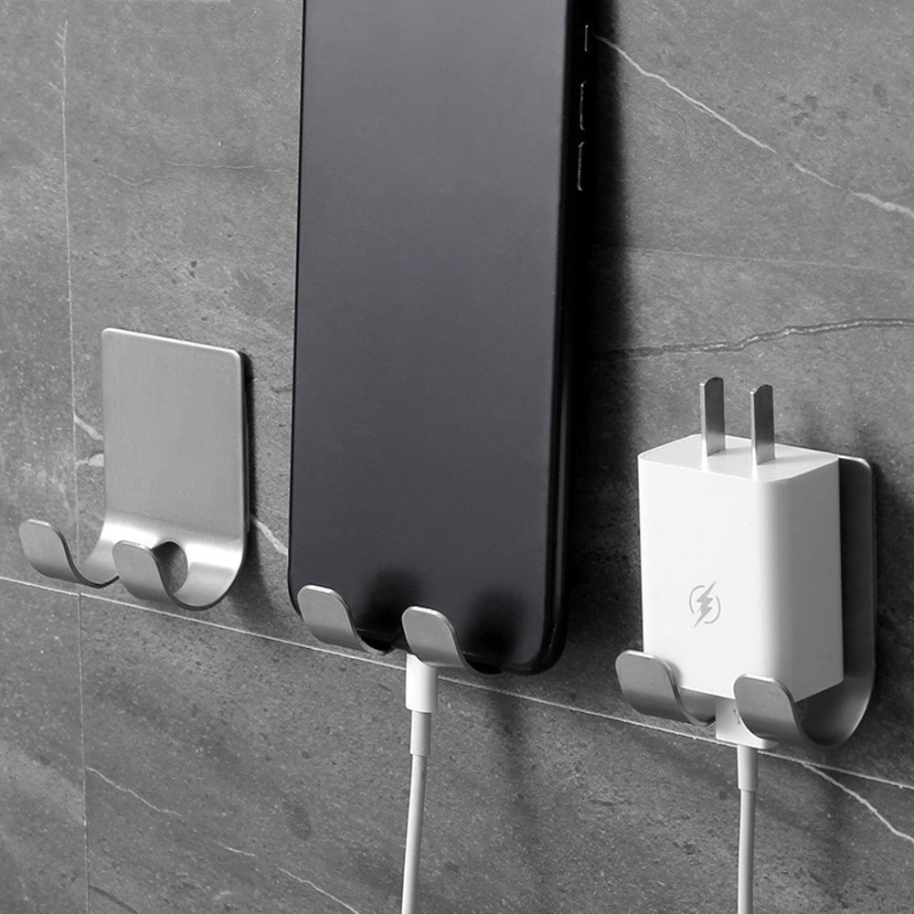 Stainless Steel Razor Holder For Men Shaving Shaver Stand Bathroom Organizer 2