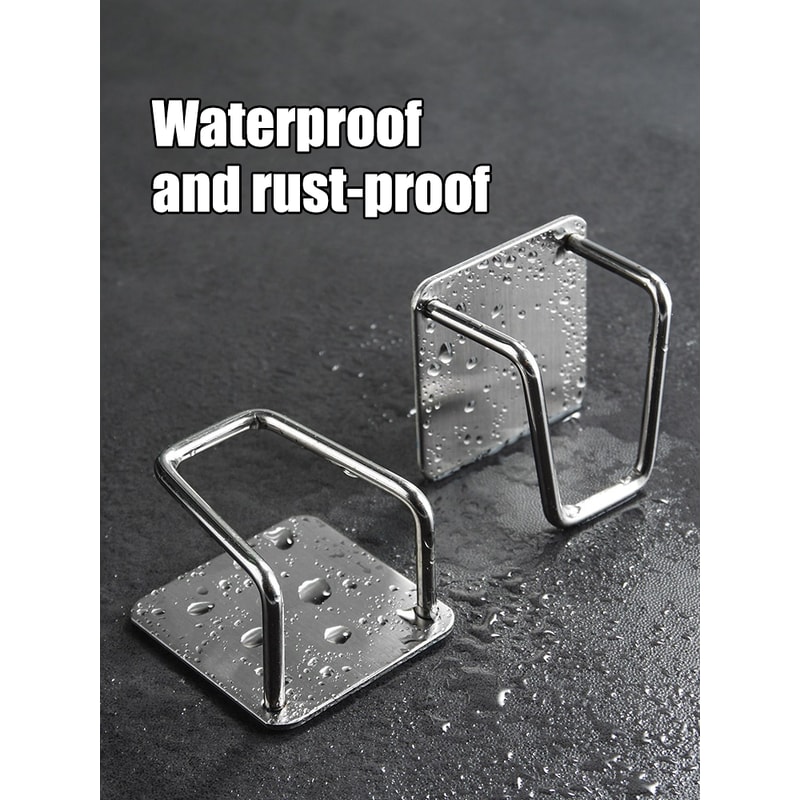 RustResistant Stainless Steel Sink Sponge Drain Rack Durable Waterproof Kitchen Organizer For Spon 3