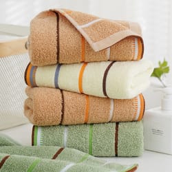 thickened cotton bathroom hand towels for adults – super absorbent for home, travel, and hotels