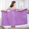 QuickDrying Womens Wearable Bath Towels Soft Beach Spa Bathrobe For Shower Gym 0