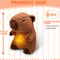 Breathing Capybara Plush Toy With Light And Sound A Cozy Sleep Companion For Kids 4