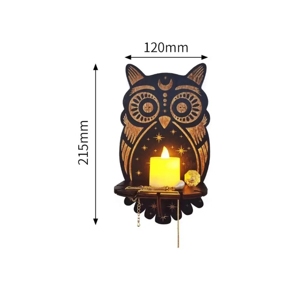 Wooden Wall Shelf Candle Holder Elegant Handcrafted Stone Wall Shelf For Home Decoration 8