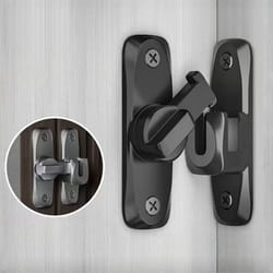 flip door lock home security sliding door latch - anti-theft zinc alloy door bolt for cabinets, sliding doors, and gates