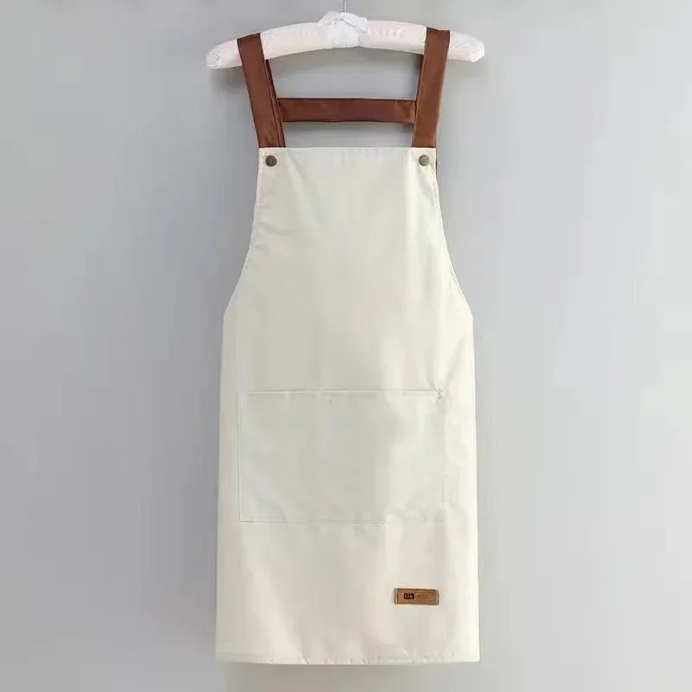 Waterproof Antifouling Apron With Large Pocket For Hotel Restaurant Workers 1