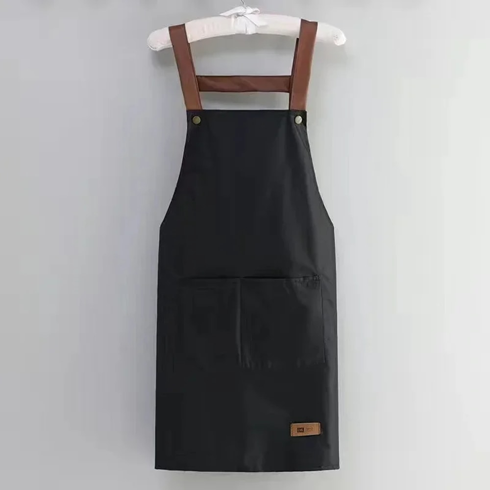 Waterproof Antifouling Apron With Large Pocket For Hotel Restaurant Workers 5