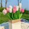 Set Of Realistic Artificial Tulips For Home And Anniversary Decoration 1