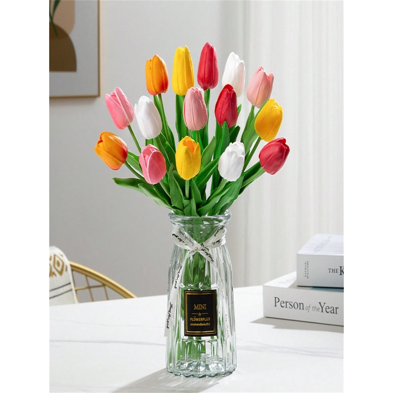 Set Of Realistic Artificial Tulips For Home And Anniversary Decoration 4