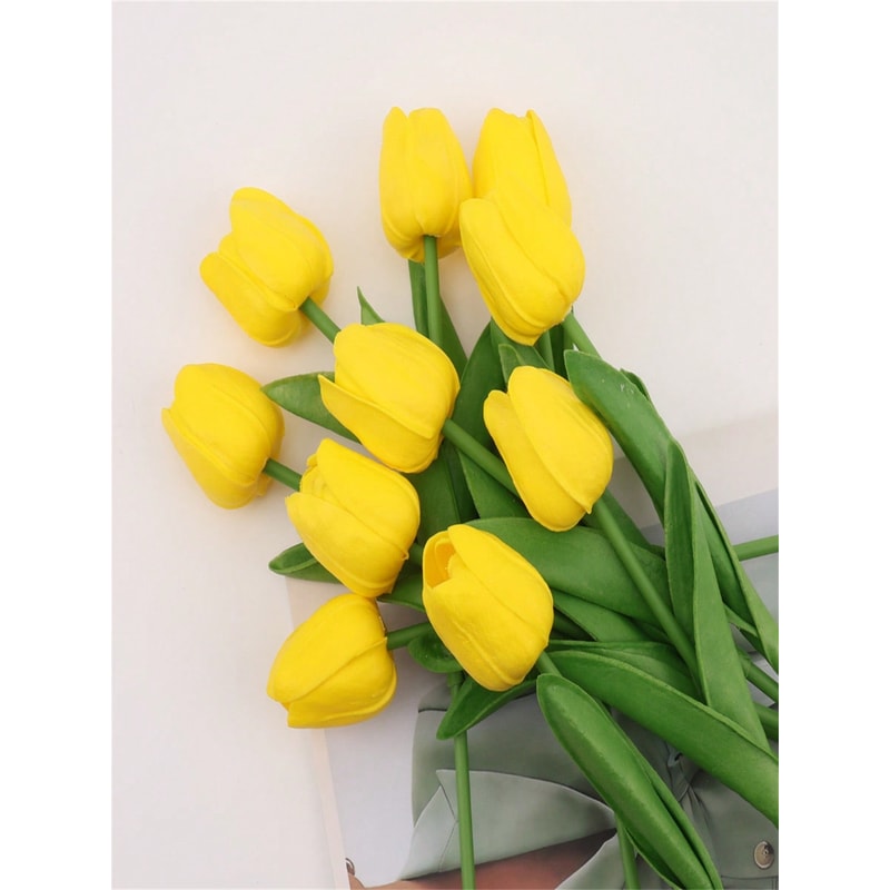 Set Of Realistic Artificial Tulips For Home And Anniversary Decoration 5