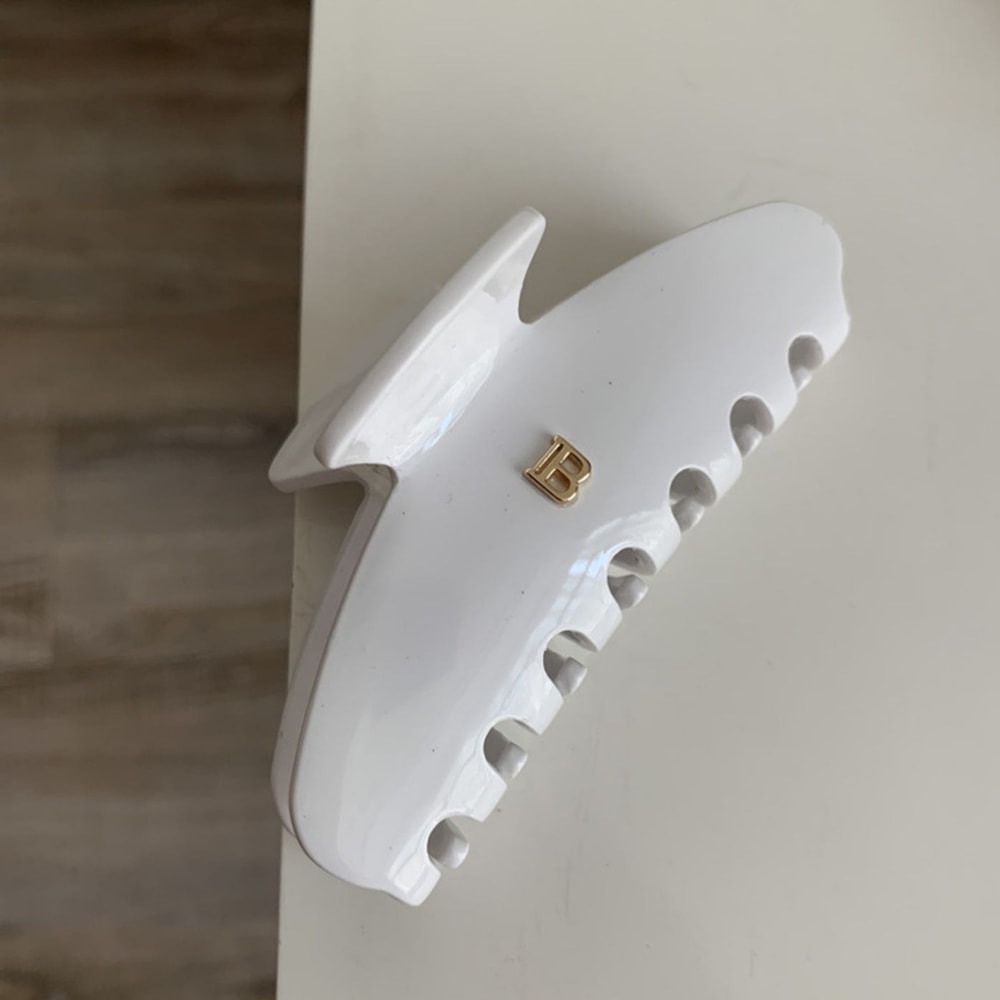 Acetate Sheet Letter Shark Hair Clip Stylish Headband Accessory For Every Occasion 3