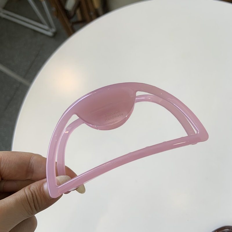 Large Hollow Acetic Acid Grip Hair Claw For Thick Hair 3