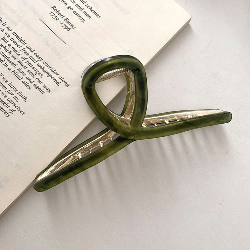 Large Metal Shark Hair Clip Fashionable Voluminous Hair Accessory For Women 6