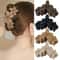 Nonslip Matte Flower Claw Hair Clip Elegant Big Claw For Beach Styling 2