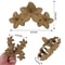 Nonslip Matte Flower Claw Hair Clip Elegant Big Claw For Beach Styling 3