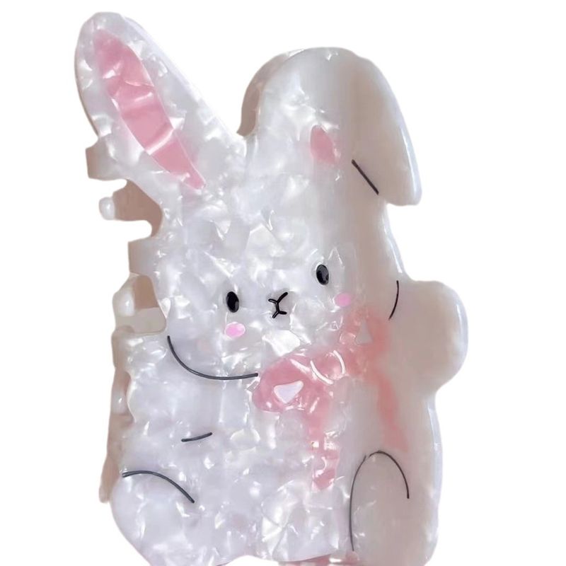 Super Cute Pink Shark Clip With Gentle Bow Niche Headband Sweet Hair Accessory For Girls 3