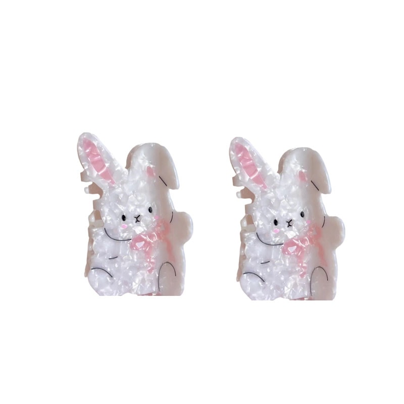 Super Cute Pink Shark Clip With Gentle Bow Niche Headband Sweet Hair Accessory For Girls 5