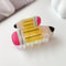 CartoonThemed Acrylic Hair Clip School Bus Apple Pencil And Calculator Designs 1