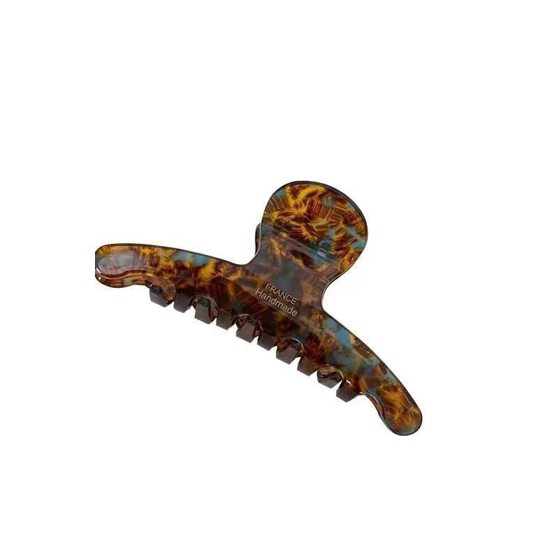 Elegant Vinegar Grip Hair Clip For Women HighEnd Shark Clip Headwear For Back Of The Head 2