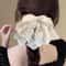 Romantic Lace Bow Ponytail Clip Elegant Lace Bow Hairpin For Chic Hair Styling 0
