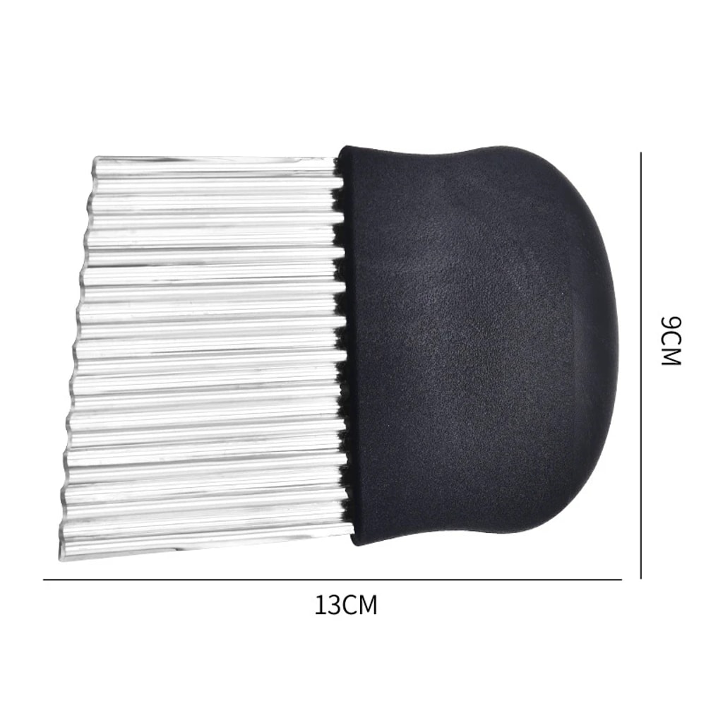 Stainless Steel Wavy Potato Cutter Knife – Perfect for Slicing Potatoes, Vegetables, and More