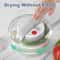 Large Salad Spinner With Lid OneHanded Easy Press Washer Dryer And Drainer Mixer 5