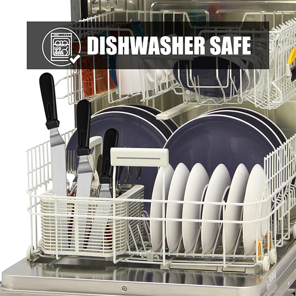 Stainless Steel Cake Decorating Spatula With PP Plastic Handle Icing And Frosting Tool For Profess 5