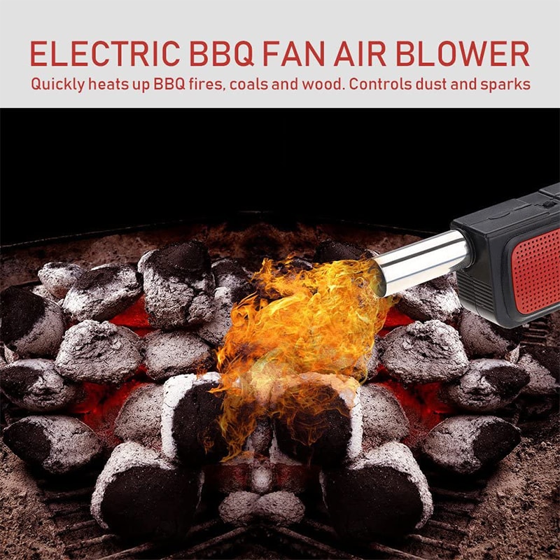 Portable BBQ Air Blower Handheld Electric Fan For Barbecue Camping 3
