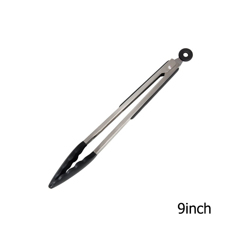 Premium Silicone Cooking Tongs Locking Non Stick BBQ Kitchen Tongs 6