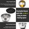 Premium Stainless Steel Mixing Bowls Set With Lids And Non Slip Bases For Baking And Storage 3