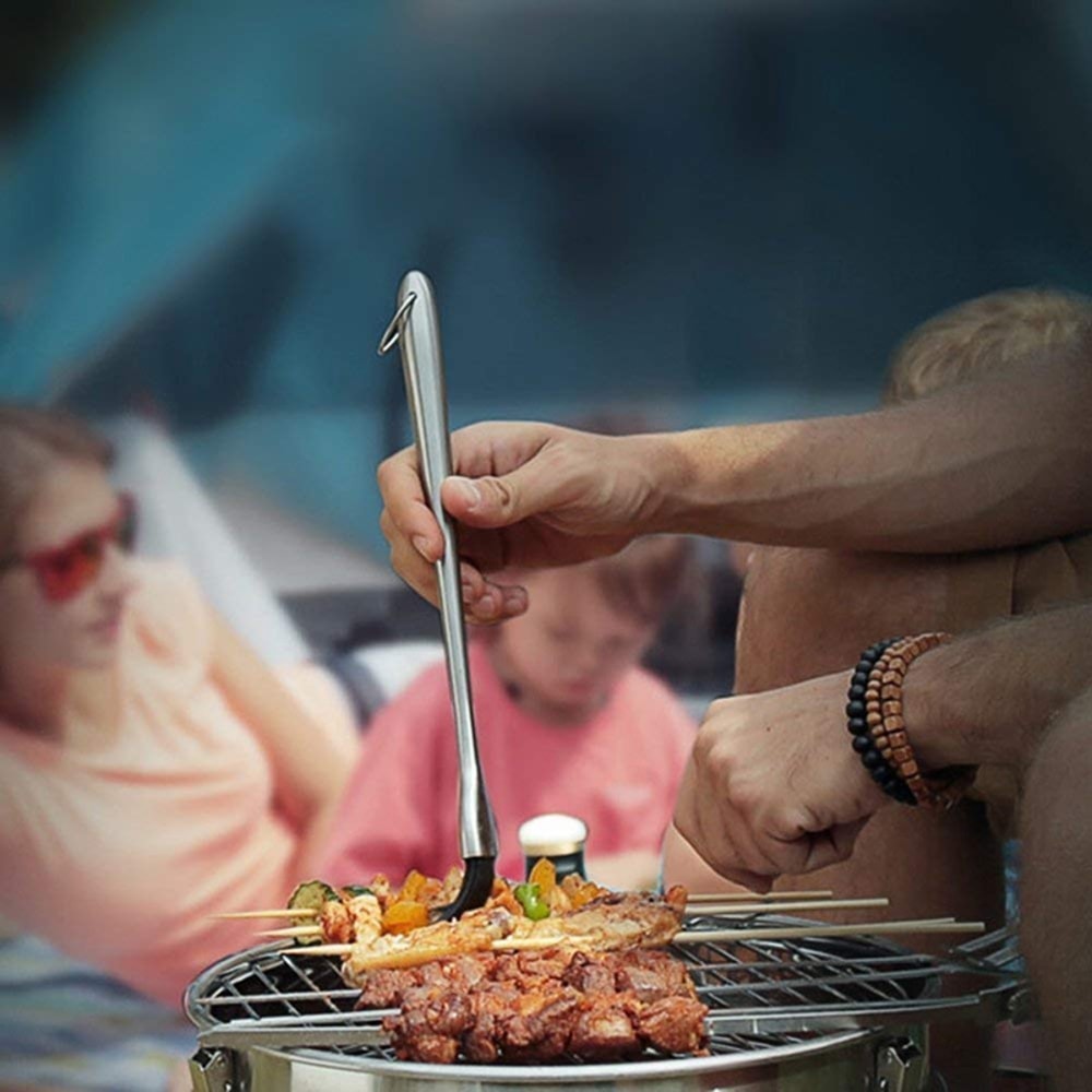 Premium Silicone BBQ Brush With Stainless Steel Handle For Grilling And Basting 4