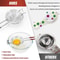 Stainless Steel Egg Separator Long Handle Egg White Yolk Divider Kitchen Gadget 5