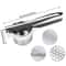 Stainless Steel Potato Ricer Manual Masher With Interchangeable Discs Fruit Juicer 4