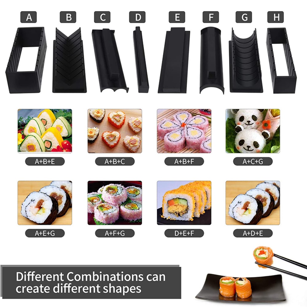 Sushi Rice Roll Mold Kit – Easy DIY Sushi Maker
