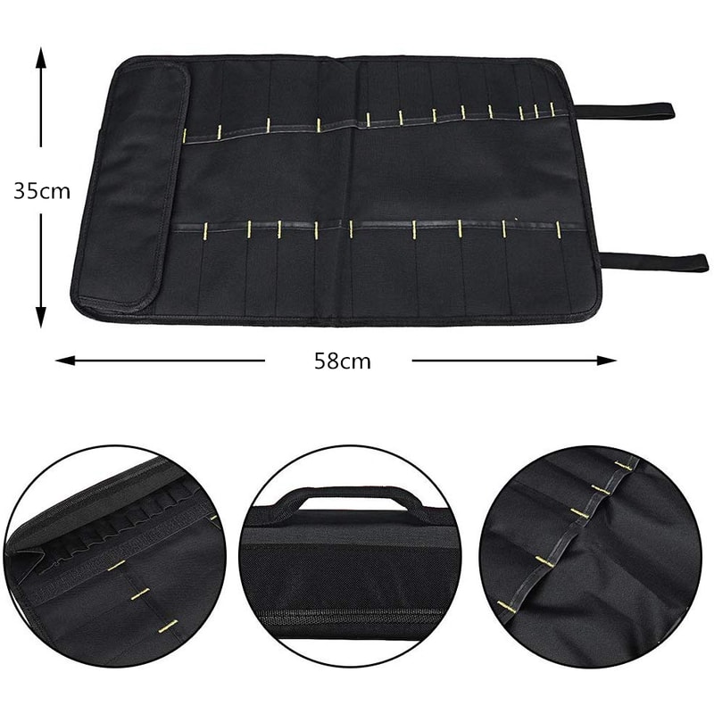 Portable Knife Roll Bag Chef Knife Storage Case For Professionals 1