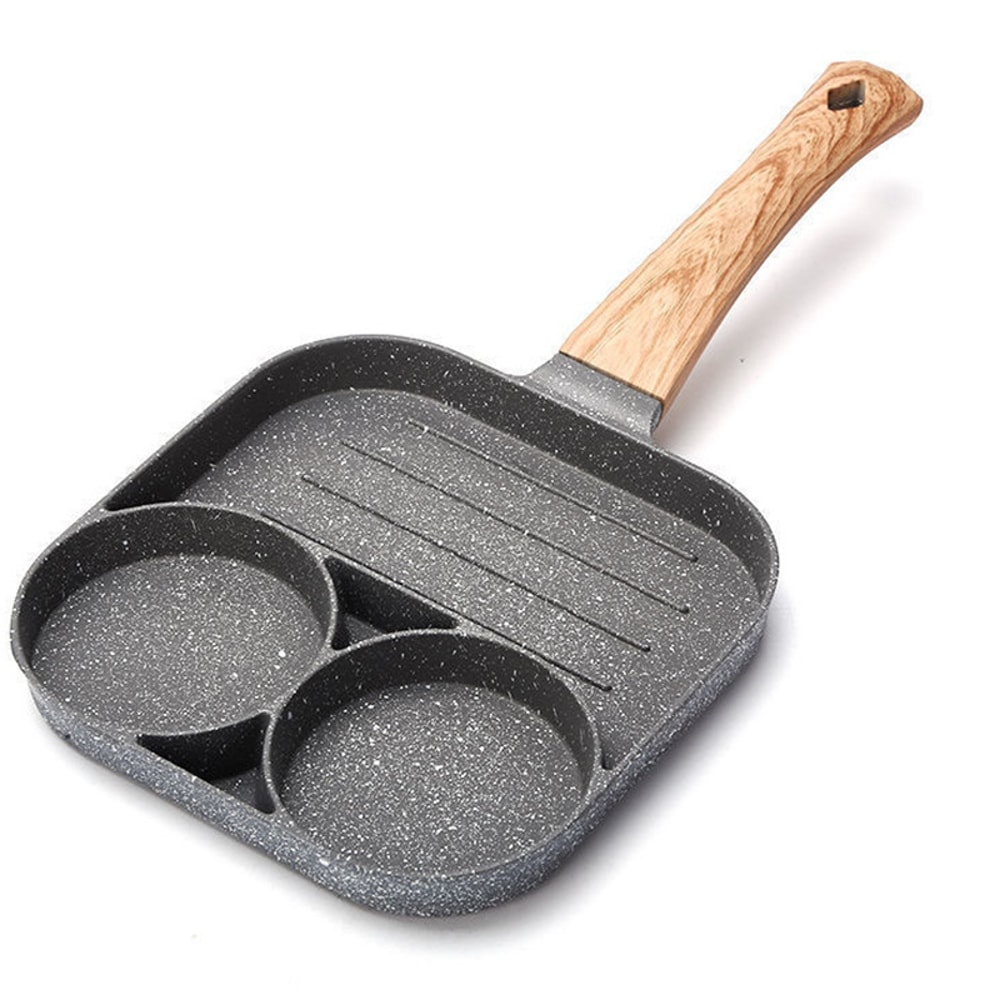 Premium Egg Frying Pan for Pancakes, Omelets & Poached Eggs with Nonstick Coating