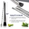 Professional Stainless Steel Cocktail Muddler And Mixing Spoon Set For Mojitos And Drinks 2