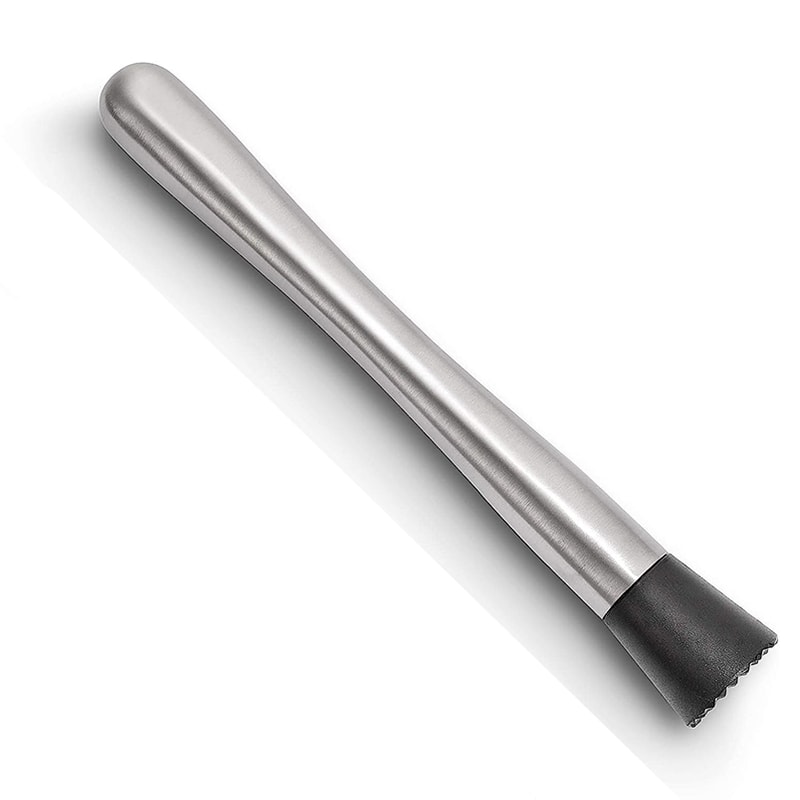 Professional Stainless Steel Cocktail Muddler And Mixing Spoon Set For Mojitos And Drinks 0