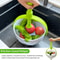 Quart Large Capacity Salad Spinner – Collapsible Salad Spinner & Vegetable Washer