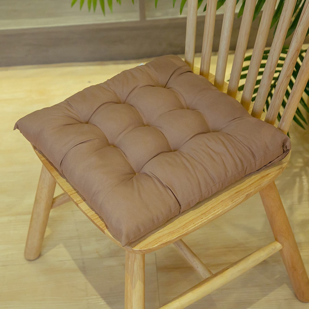 Chair Pads Cushions For Dining Chairs With Ties Square Floor Pillows For Meditation Flexible Seat 11