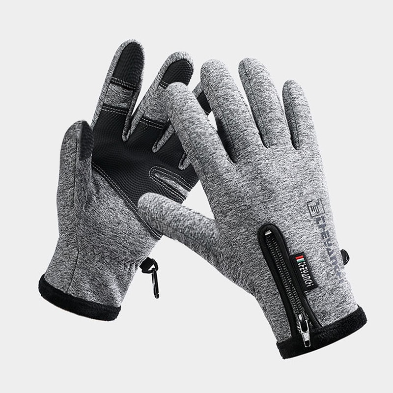 Outdoor Winter Gloves For Men Waterproof Thermal Fleece Lined Touch Screen Resistant For Motorbike 4