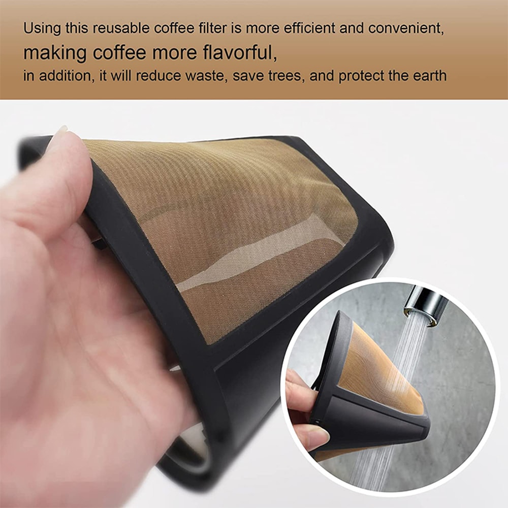 Reusable Coffee Filter For Ninja Coffee Bar Brewer Permanent Basket Filter EcoFriendly Stainless S 1
