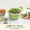 Large Salad Spinner Vegetable Washer Drainer And Strainer With Bowl MultiUse Lettuce Spinner 4