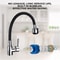 Modern Stainless Steel Kitchen Faucet With Silicone Hose Adjustable Ceramic Valve Core No Electric 2