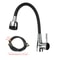 Modern Stainless Steel Kitchen Faucet With Silicone Hose Adjustable Ceramic Valve Core No Electric 4