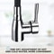 Modern Stainless Steel Kitchen Faucet With Silicone Hose Adjustable Ceramic Valve Core No Electric 6